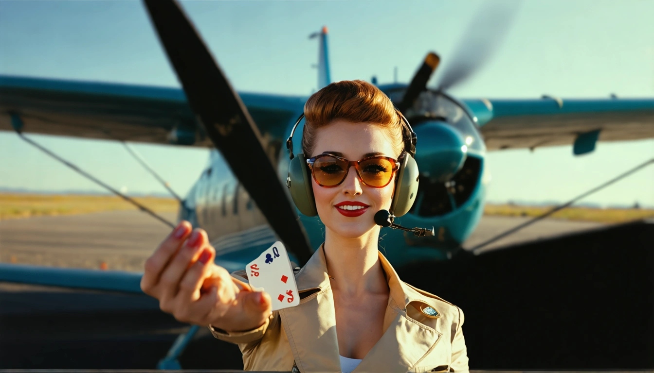 aviator Pin Up